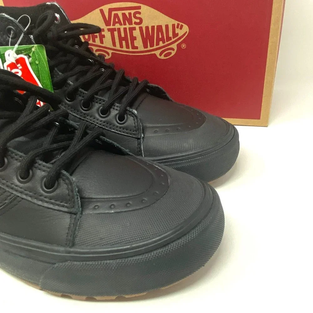 VANS SK8-HI 2.0 MTE Dx Shoes Women's Black Wodeland Camo Suede Boots VN0A4P3ITUL - Picture 6 of 10